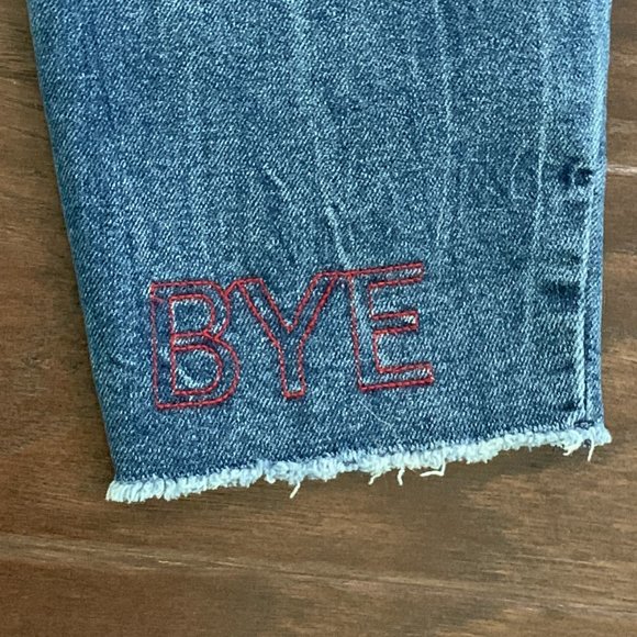 Gently Worn Seven 7 Limited Edition MidRise Stretch Novelty Ashbury Skinny Jeans - Picture 14 of 16